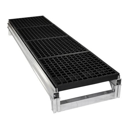 Tennesee Mat Co Wearwell FOUNDATION Open Platform KIT 8inH x 18inW x 36inL FP2x8x18x36BK